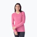 Women's Smartwool Merino 250 Baselayer Crew Boxed garden pink heather thermal longsleeve