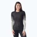 Women's thermal base layer sweatshirt Smartwool Intraknit Thermal Merino Base Layer Pattern Crew black