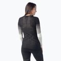 Women's thermal base layer sweatshirt Smartwool Intraknit Thermal Merino Base Layer Pattern Crew black 2