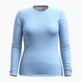Women's thermal base layer sweatshirt Smartwool Intraknit Thermal Merino Baselayer Crew serene blue/white 3