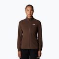 The North Face women's 100 Glacier FZ smokey brown sweatshirt 4