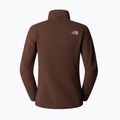 The North Face women's 100 Glacier FZ smokey brown sweatshirt 6