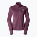 Women's running sweatshirt The North Face Winter Warm Pro 1/4 Zip midnight mauve 4