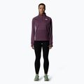 Women's The North Face Mountain Athletics Fleece 1/4 Zip midnight mauve/purple chalk sweatshirt 2