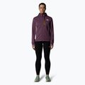 Women's The North Face Mountain Athletics FZ Fleece midnight mauve/purple chalk sweatshirt 2