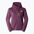 Women's The North Face Mountain Athletics FZ Fleece midnight mauve/purple chalk sweatshirt 4