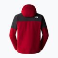 Men's The North Face Glacier Heavyweight Full Zip HD garnet red/asphalt grey sweatshirt 6