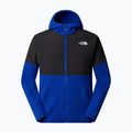 Men's The North Face Glacier Heavyweight Full Zip HD sweatshirt blue/asphalt grey