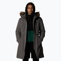 Women's down coat The North Face Zaneck Parka smoked pearl 4