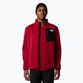 Men's sweatshirt The North Face Crest FZ garnet red/black 4