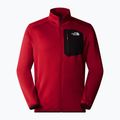 Men's sweatshirt The North Face Crest FZ garnet red/black 5