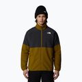 Men's The North Face Glacier Heavyweight Full Zip sweatshirt moss green/ asphalt grey 4