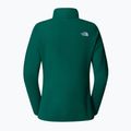 The North Face women's 100 Glacier 1/4 Zip evergreen sweatshirt 2