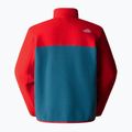 Men's The North Face Yumiori 1/4 Zip sweatshirt mallard blue/ high risk 5