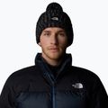 Men's winter cap The North Face Cozy Chunky Cabin black/white dune 3