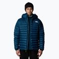 Men's down jacket The North Face Terra Peak Hoodie midnight petrol 4