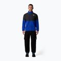 Men's The North Face Glacier Heavyweight Full Zip sweatshirt blue/ asphalt grey 2