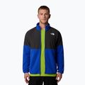 Men's The North Face Glacier Heavyweight Full Zip sweatshirt blue/ asphalt grey 4