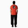 Men's The North Face Box Nse t-shirt crimson orange/black 2