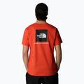 Men's The North Face Box Nse t-shirt crimson orange/black 3