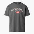 Men's The North Face Varsity Graphic medium grey heather t-shirt 4