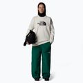 The North Face women's Drew Peak Crew white dune sweatshirt 2