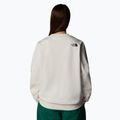 The North Face women's Drew Peak Crew white dune sweatshirt 3