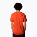 The North Face men's Easy crimson orange/alpine plum t-shirt 3