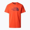 The North Face men's Easy crimson orange/alpine plum t-shirt 4