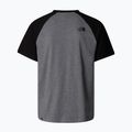 Men's The North Face Raglan Easy medium grey heather t-shirt 2