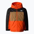 The North Face Freedom Insulated orange children's ski jacket 5