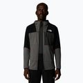 The North Face men's Stormgap Powergrid smoked pearl/ black sweatshirt 4