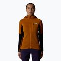 The North Face women's Stormgap Powergrid iron citrus/ black sweatshirt