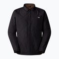 Men's insulated jacket The North Face Afterburner Insulated Flannel black/smokey brown 8