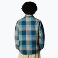 Men's insulated jacket The North Face Afterburner Insulated Flannel midnight petrol 3