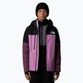 The North Face Dawnstrike GTX Insulated women's ski jacket black/dragonfruit/midnight mauve 4