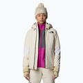 Women's ski jacket The North Face Lenado white dune/gravel/khaki 4