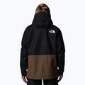 Men's ski jacket The North Face Dragline black/smokey brown 3