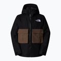 Men's ski jacket The North Face Dragline black/smokey brown 6
