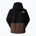Men's ski jacket The North Face Dragline black/smokey brown 7