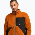 Men's Timberland Sherpa Mix Media Fleece umber sweatshirt 4