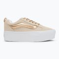 Vans Knu Stack High Shine gold shoes 2