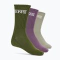 Vans Classic Crew men's socks 3 pairs pesto