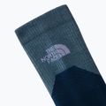 Men's The North Face Hiking Crew midnight petrol/algae blue trekking socks 3