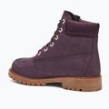 Timberland Premium 6 In Lace dark purple nubuck children's shoes 3