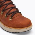 Men's Timberland Hudson Road Mid Lace Waterproof Chukka rust full grain boots 7
