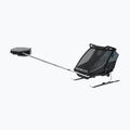 Thule Chariot Cab dark slate double bike trailer 11