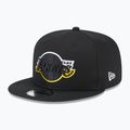 New Era Split Logo 9Fifty Los Angeles Lakers cap black 2