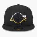 New Era Split Logo 9Fifty Los Angeles Lakers cap black 3