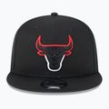 New Era Split Logo 9Fifty Chicago Bulls cap black 3